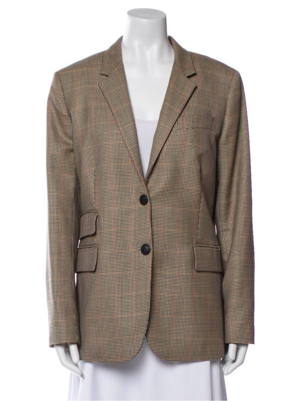 Rag & Bone Brown Glen Plaid Blazer